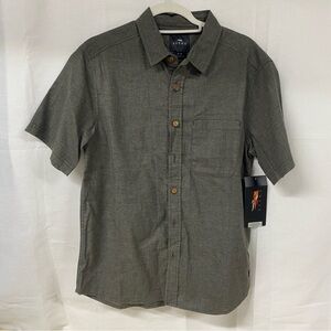 NWT Sitka Gear Ambary Short Sleeve Button-Up Shirt Men’s Medium Green Outdoor